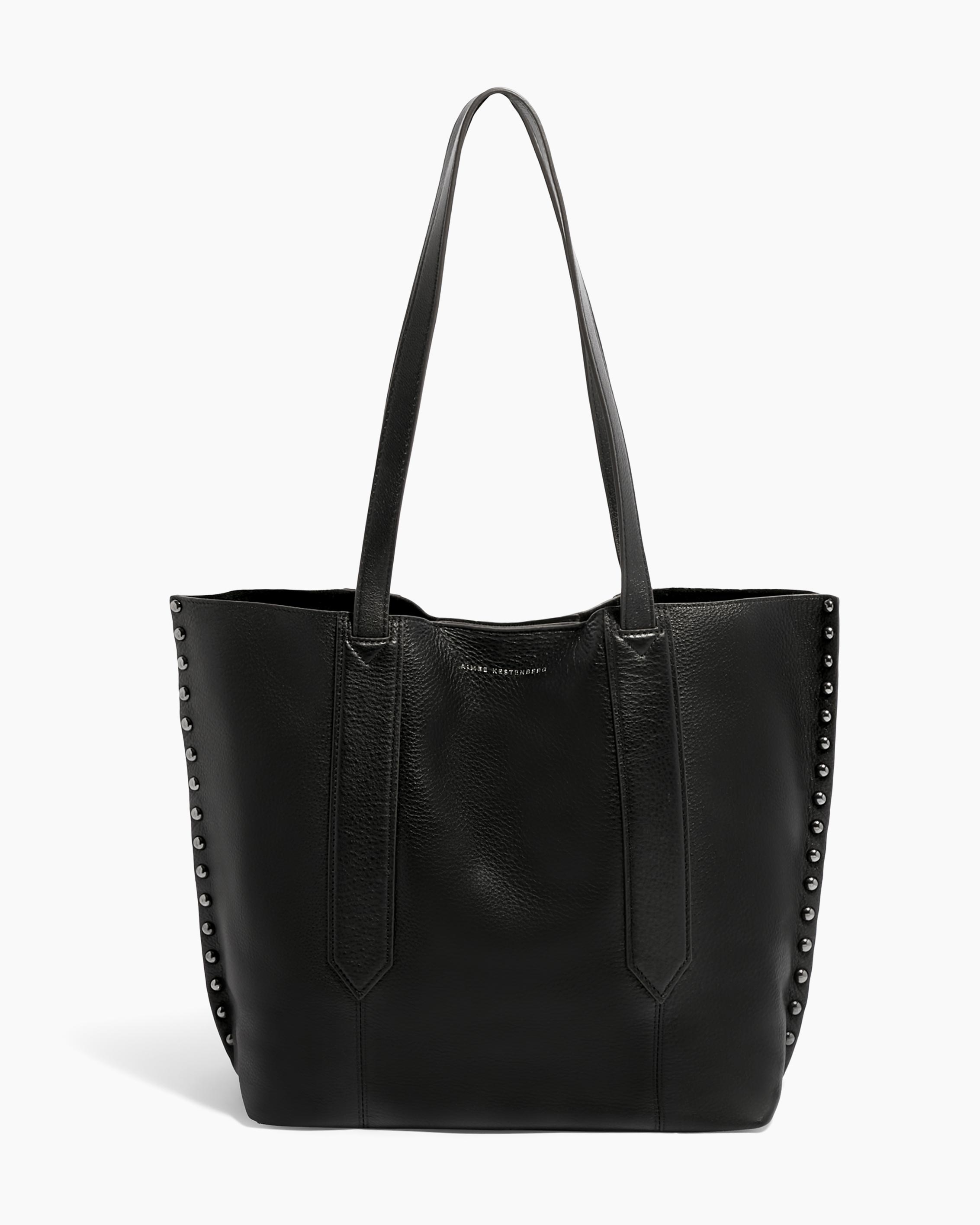 Unlined leather cheap tote