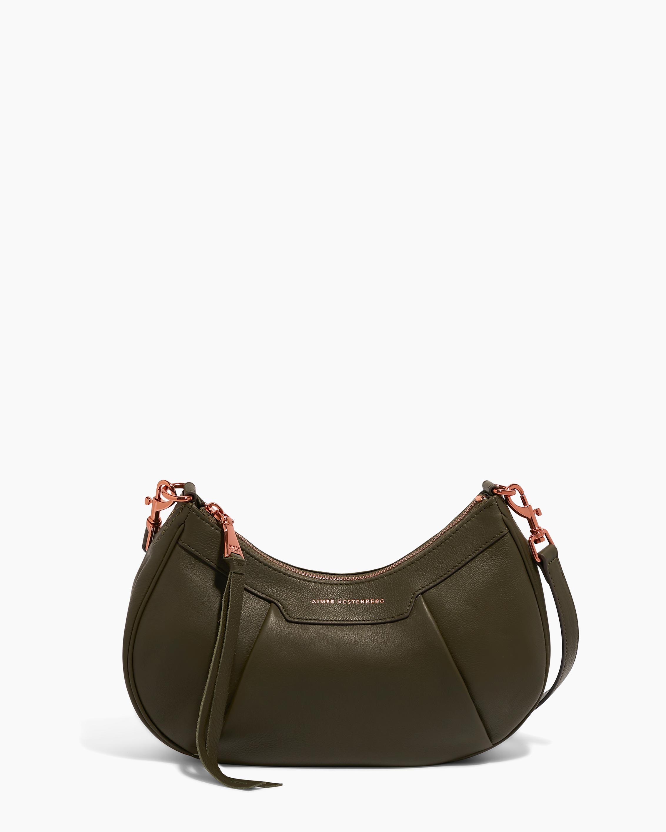 Shop Aimee Kestenberg Famous Leather Double Zip Crossbody