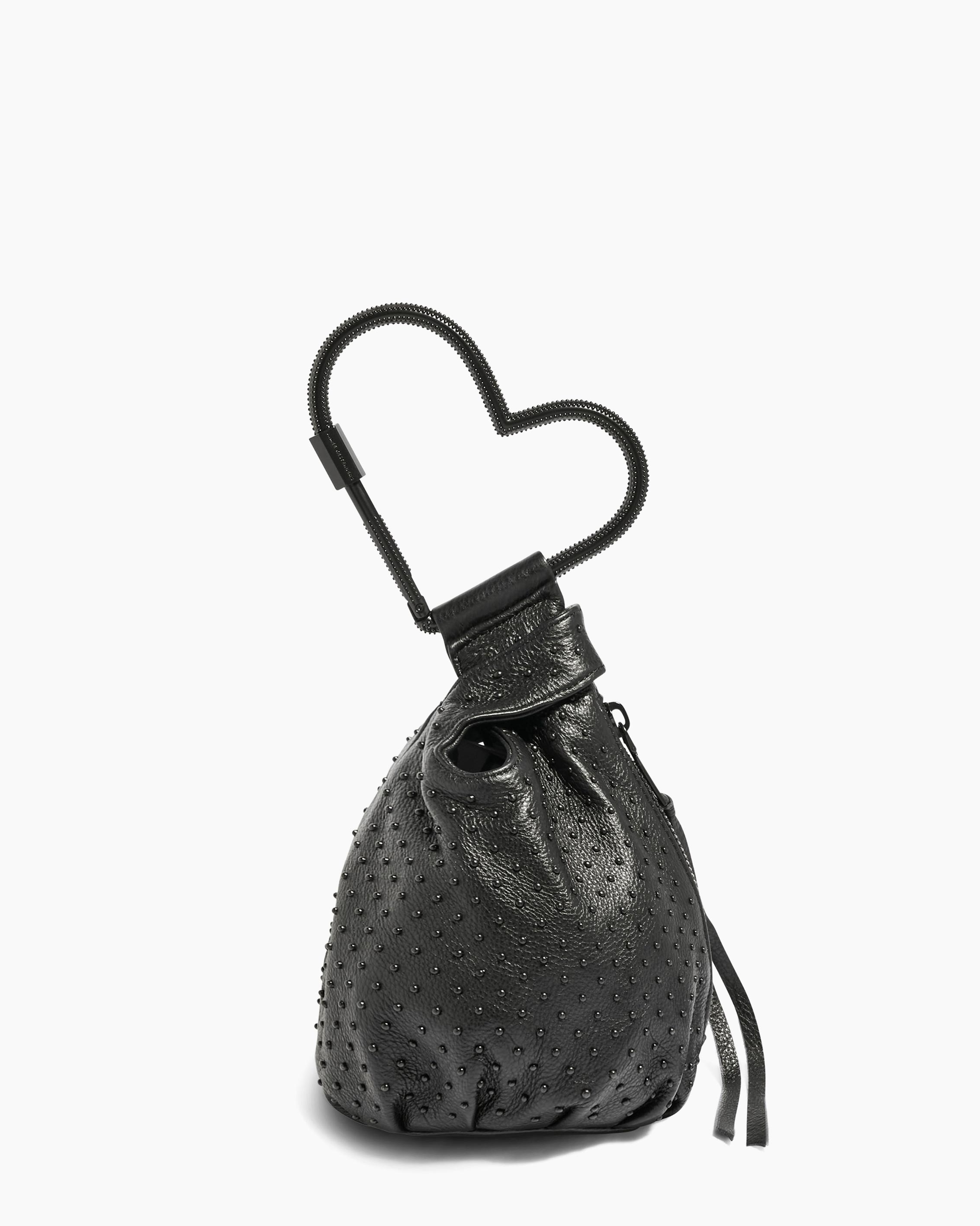 Stylish Black Heart Bag from Apollo Box