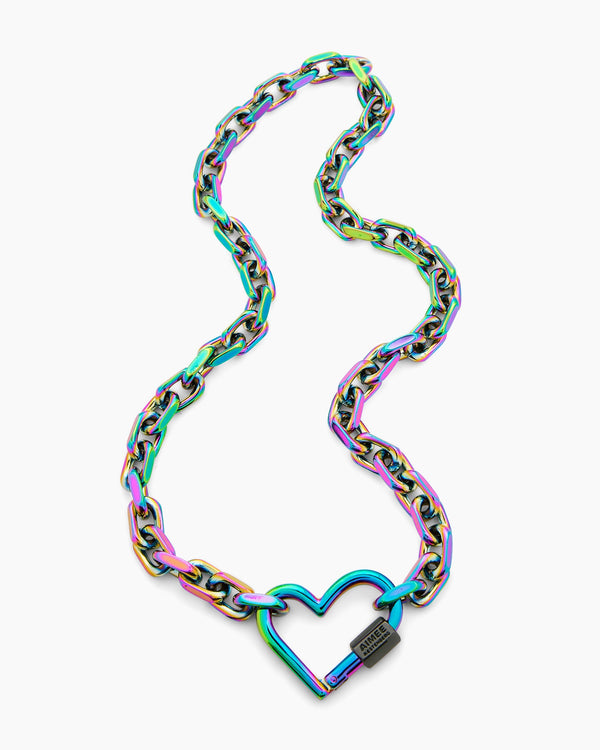 It's A Love Thing Heart Chain Necklace