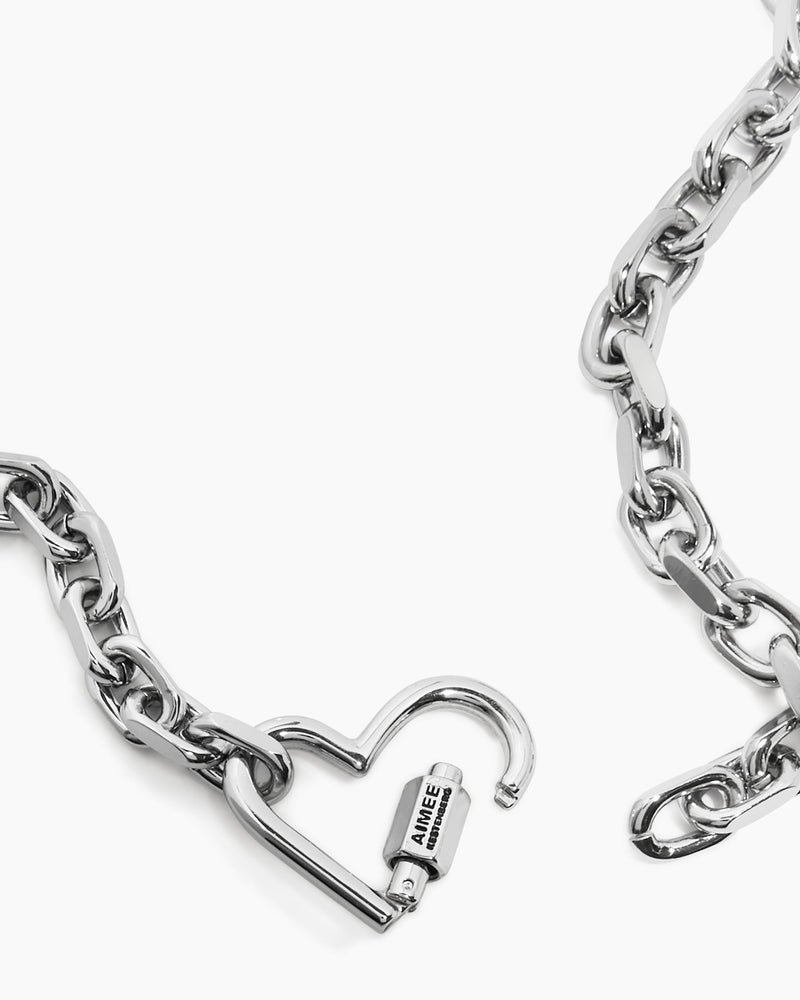 It's A Love Thing Heart Chain Necklace