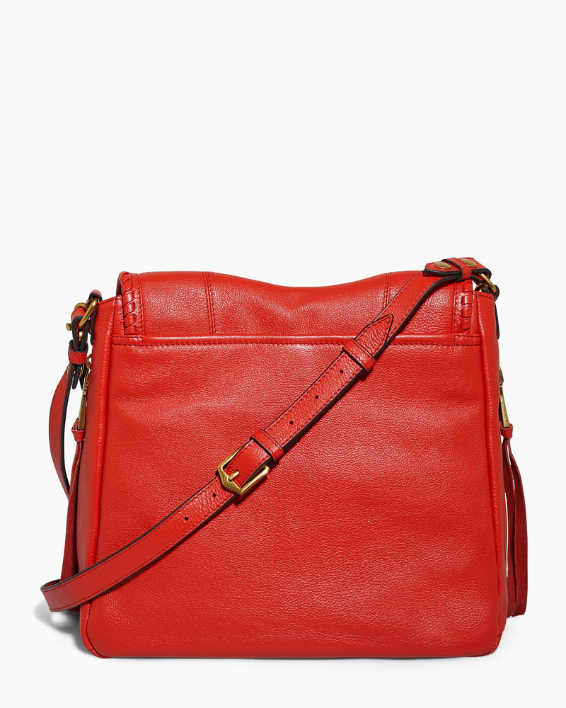 FOSSIL Hand Bag/cross Body. Red Leather, Removable Strap, Outside Pockets,  Roomy. - Etsy Canada