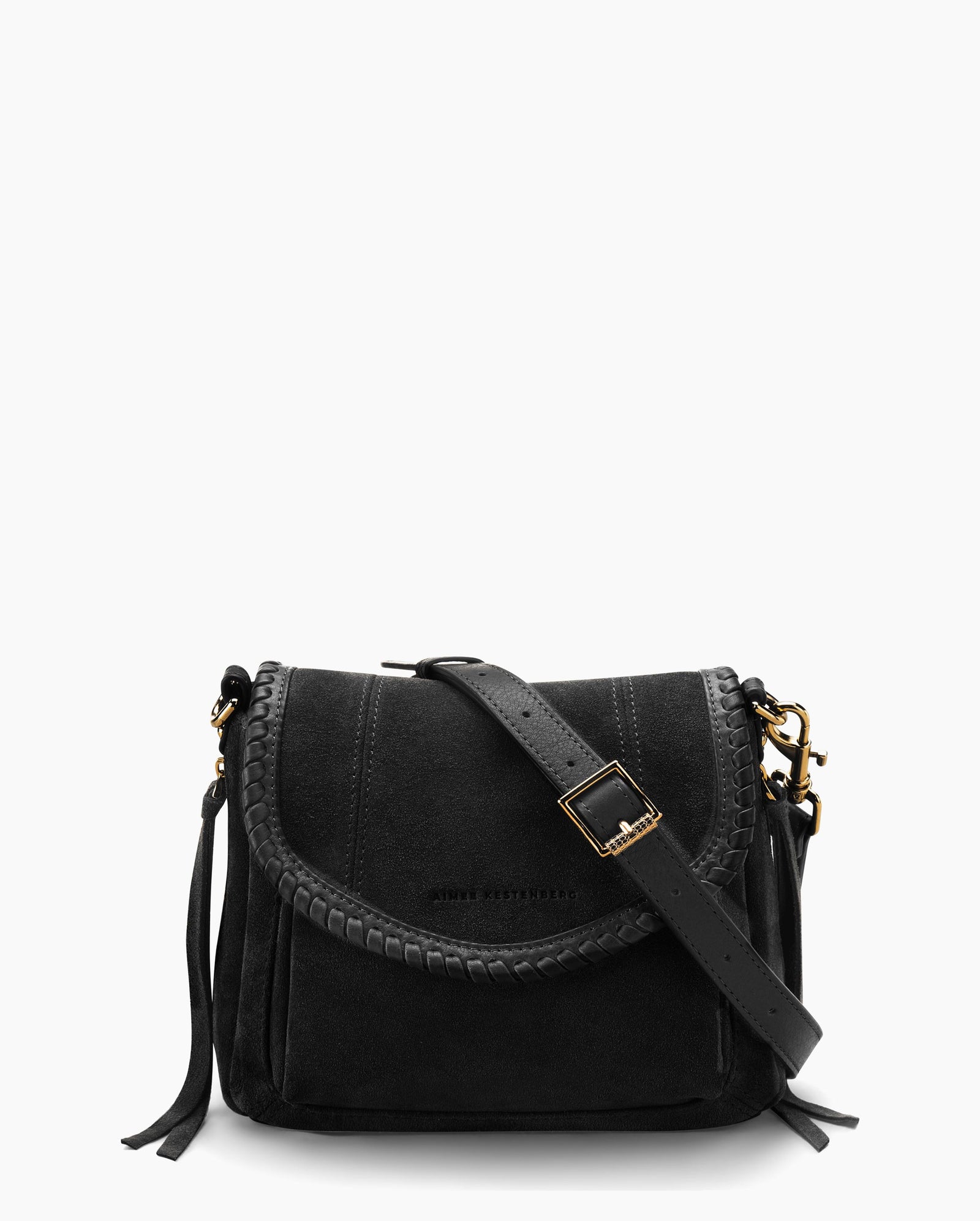 Aimee on sale Kestenberg Black Leather Crossbody