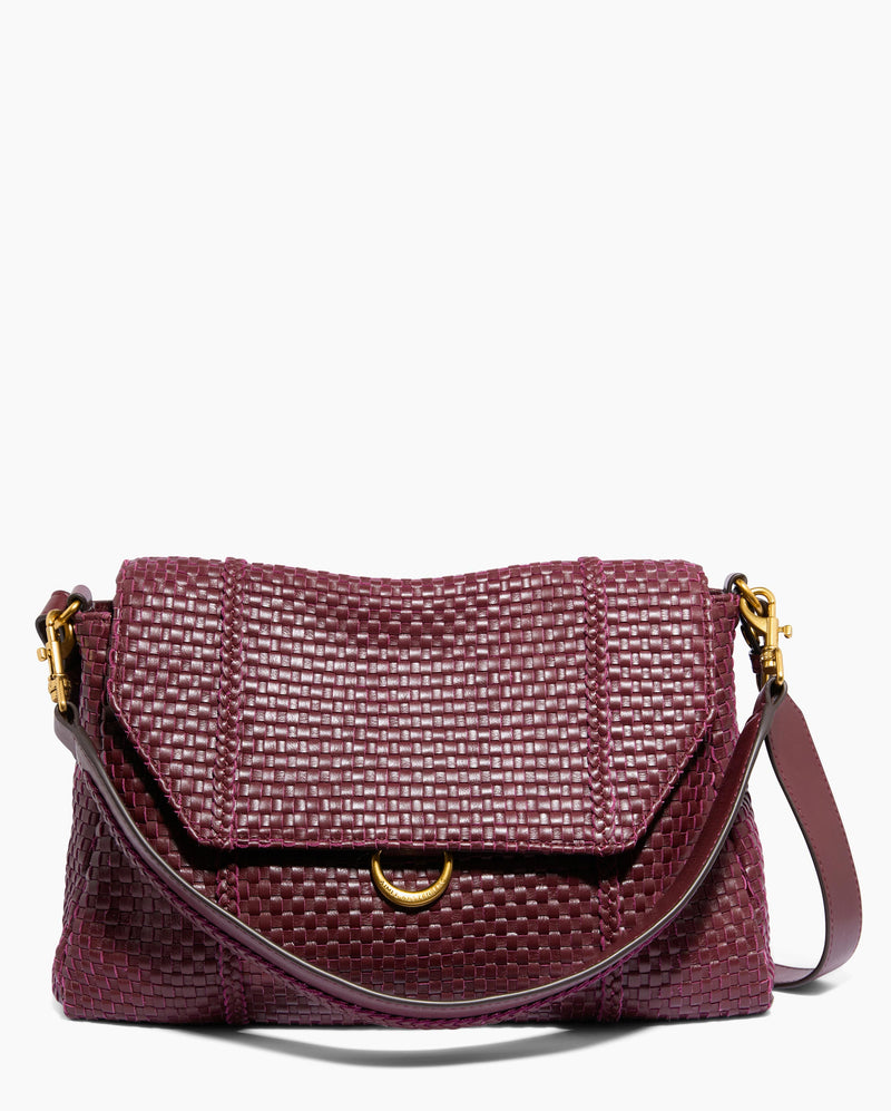 Chelsea Convertible Flap Shoulder Royal Plum Aimee Kestenberg