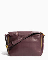 When In Milan Large Crossbody Merlot - back