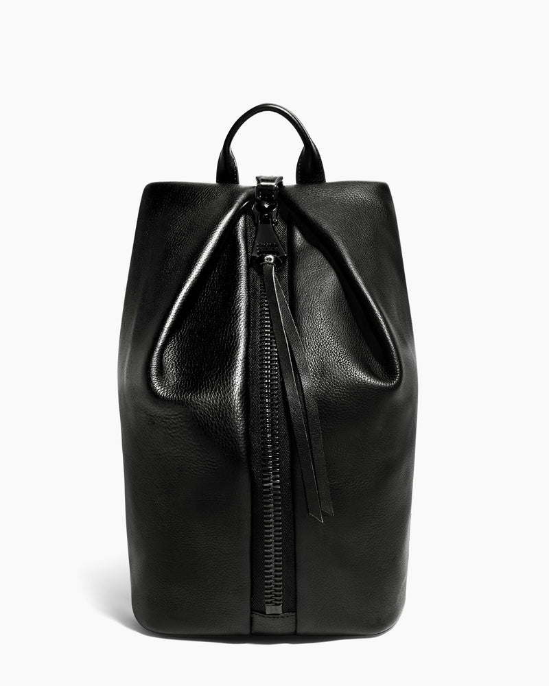 Tamitha Black with Shiny Black Hardware Backpack | Aimee Kestenberg