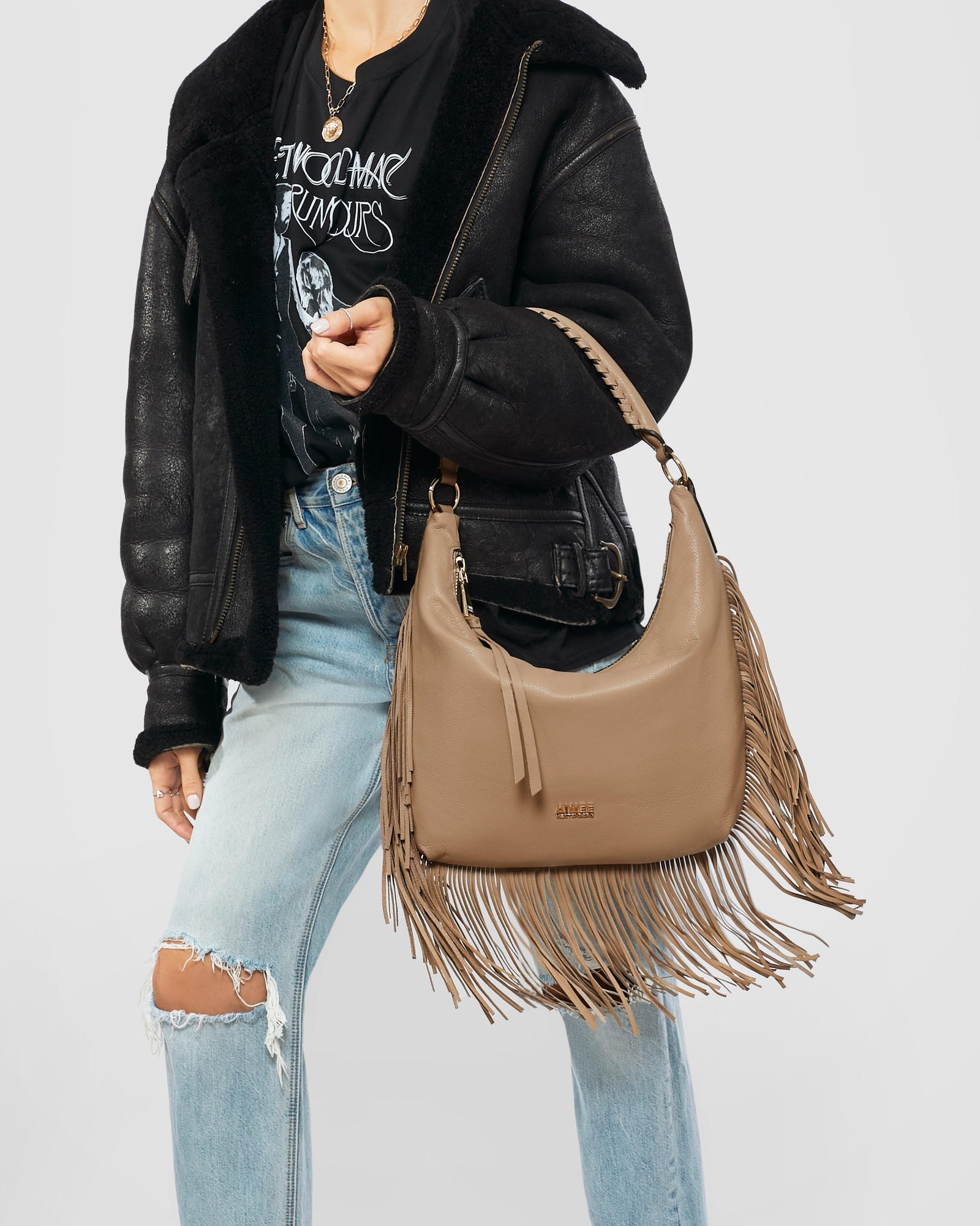 Zip Top shops Fringe Hobo