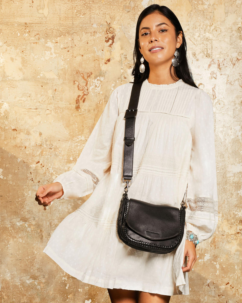 Aimee Kestenberg Mini All For Love Convertible Leather Crossbody Bag in  Fuchsia | Smart Closet