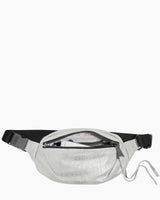 S silver leather Pocket bumbag