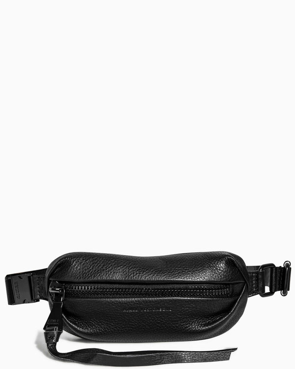 Milan Mini Bum Bag Black