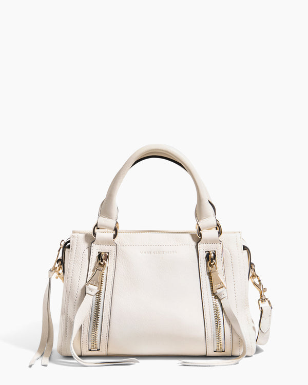 Zip Me Up Satchel Crossbody Vanilla Ice - front