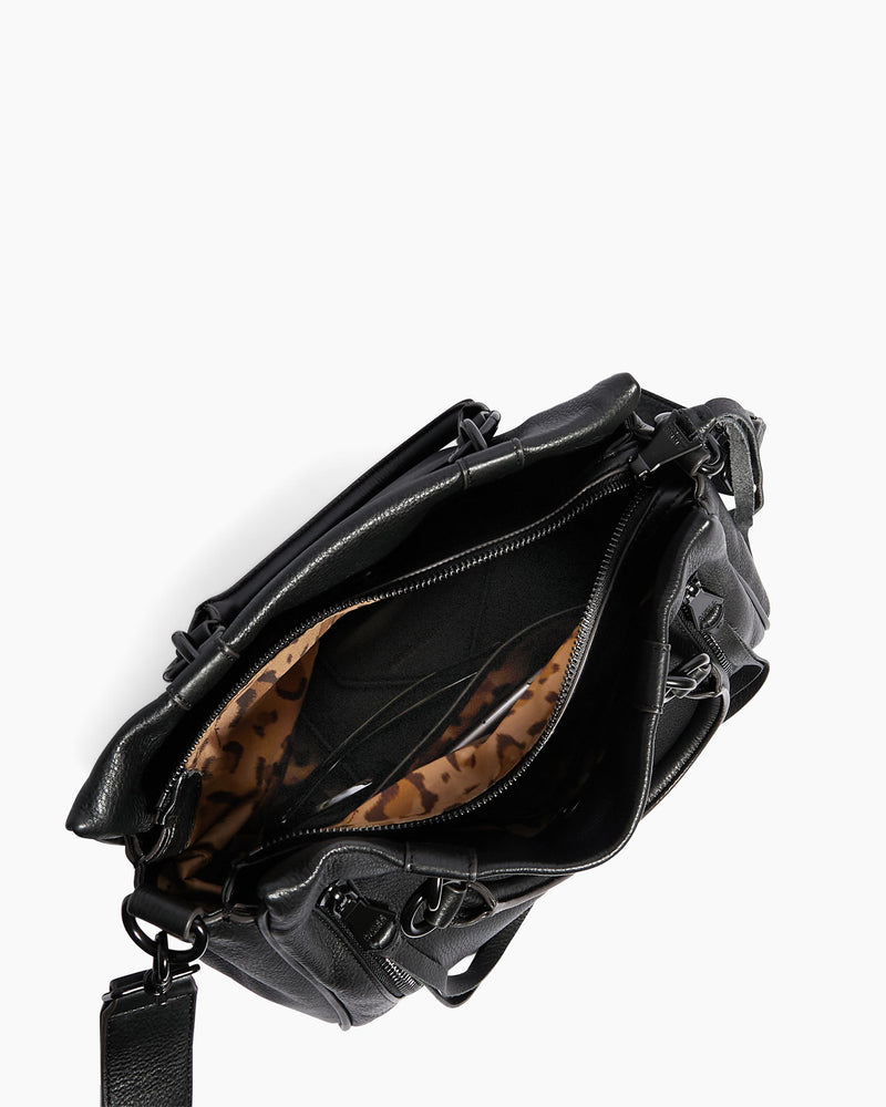 Leather satchel Aimee Kestenberg Metallic in Leather - 33129664